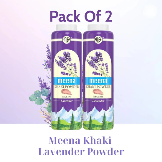 Meena Khaki Lavender Powder - Pack of 2