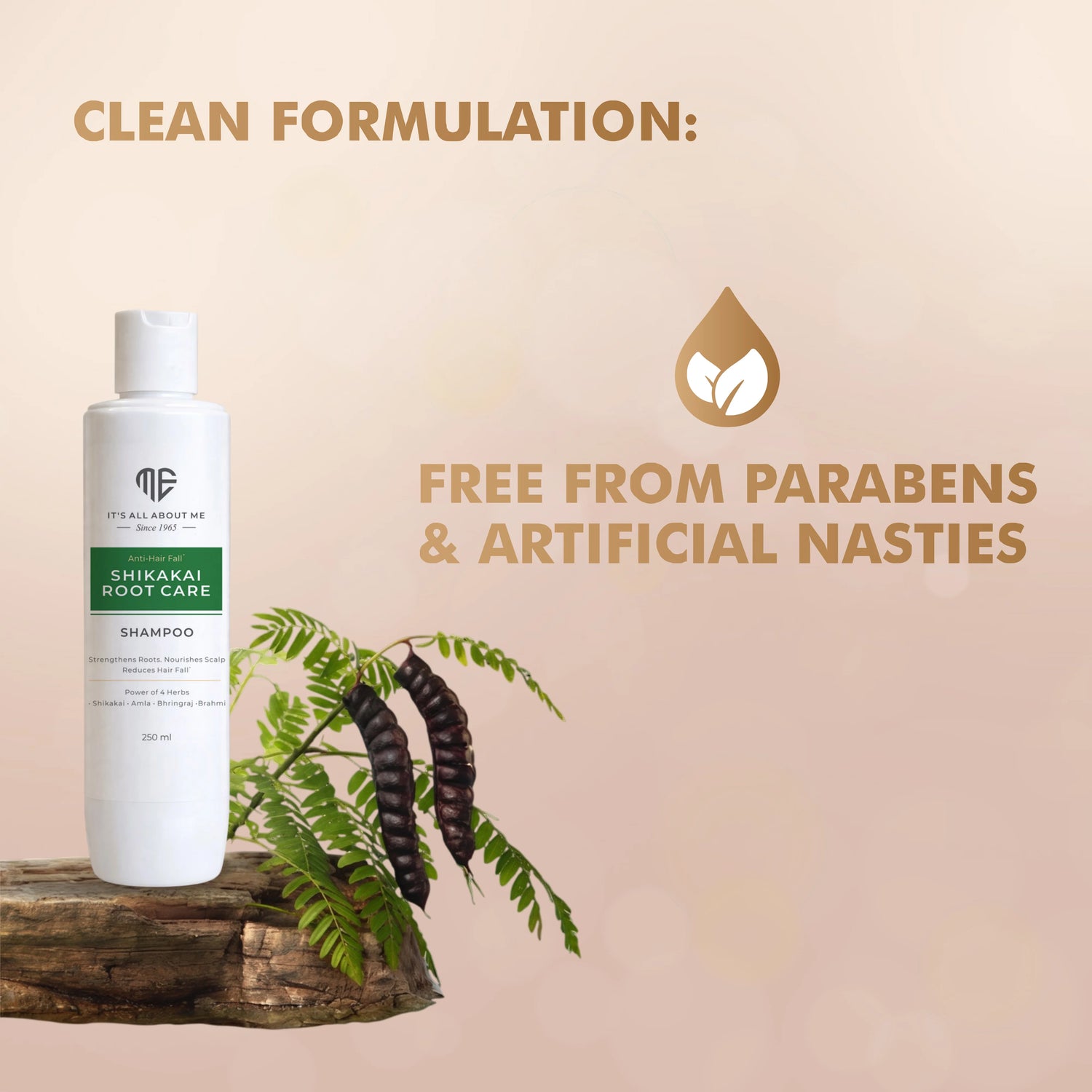 Anti-hair fall Shikakai root care shampoo