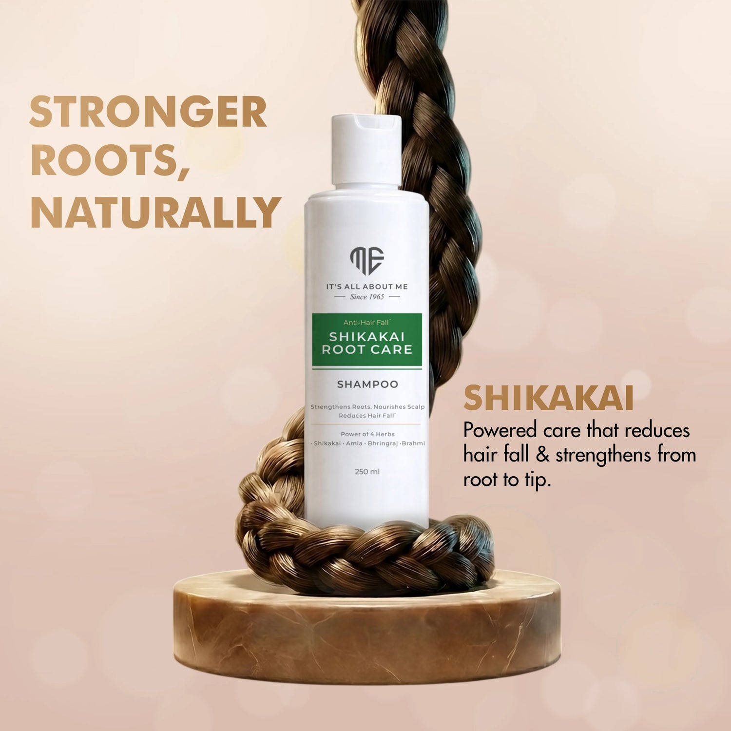 Anti-hair fall Shikakai root care shampoo