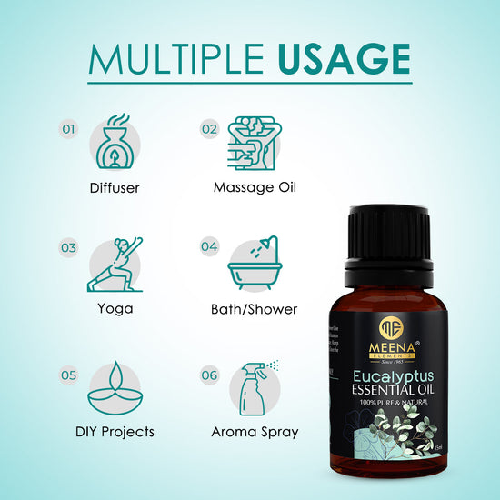 Eucalyptus Essential Oil 15ml - Cold Remedy